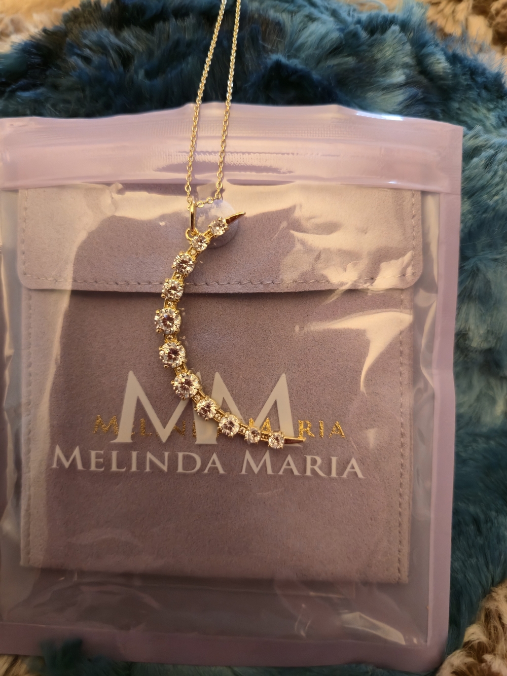 *NWOT* Melinda Maria "What Dreams Are Made Of" GOLD Necklace